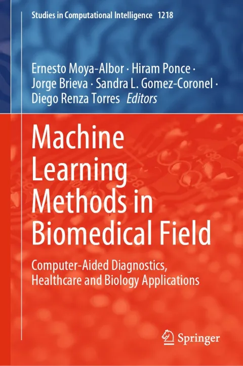 Portada de Machine Learning Methods in Biomedical Field, el libro de Springer que incluye el capítulo de DermAware